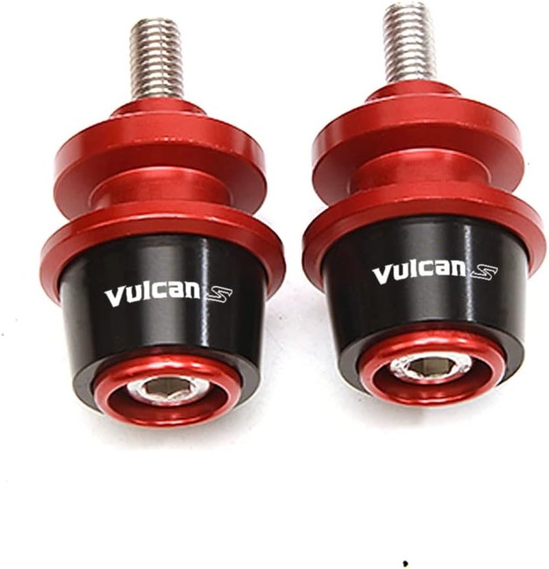 MOWOK Motorcycle Accessories Aluminum Swing arm Spools Slider Stand Screw Fits For KAWASAKI Vulcan S 650 2015-2023 2024 2025 (Red) - Image 3